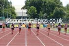 Under-15 girls 100 metres. Photo: David T. Hewitson/Sports for All Pics